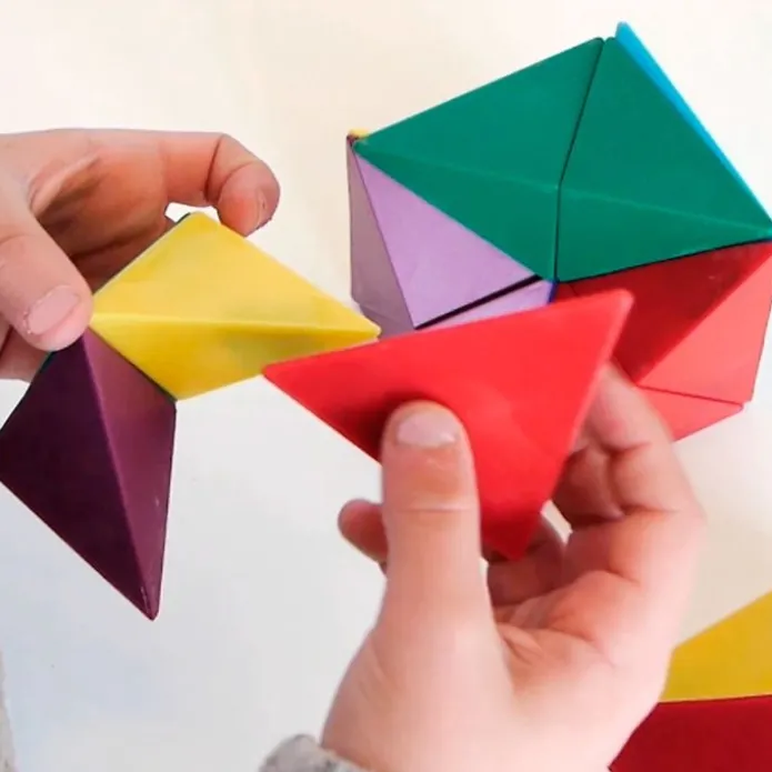 Construcción magnética Imagram 24 piezas - Braintoys