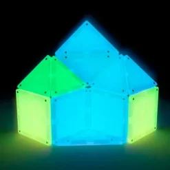 Construcción magnética Imanix Glow in the dark 16 piezas - Braintoys