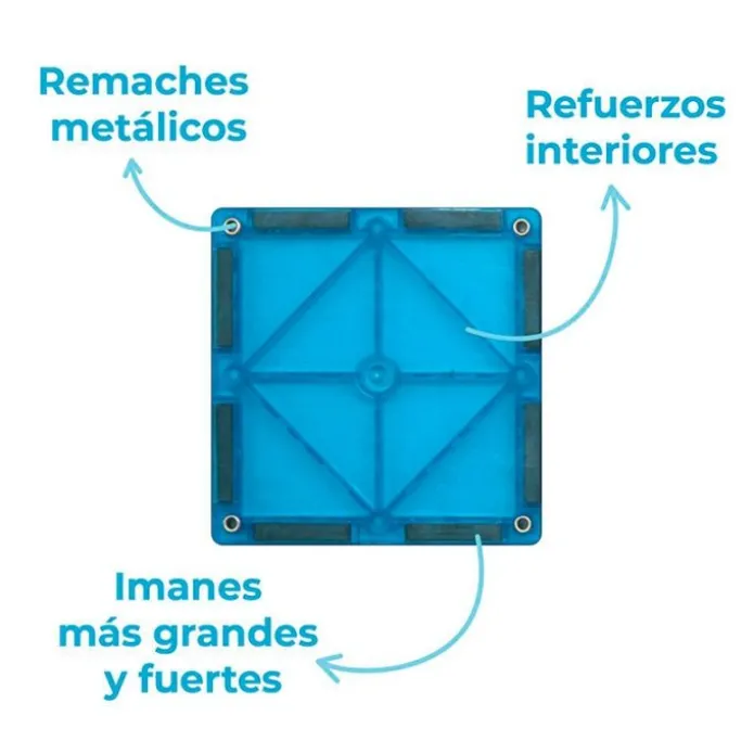 Construcción magnética Imanix 100 piezas - Braintoys