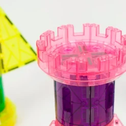 Construcción magnética Imanix Rocket Castle cohetes y torres 64 piezas - Braintoys