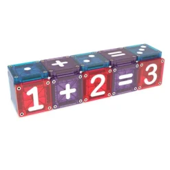 Construcción magnética Learn numbers 56 piezas MicroMags - Magna-Tiles