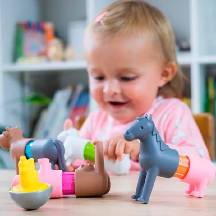 Construcción magnética My First Farm Animals 16 piezas - SmartMax