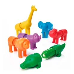 Construcción magnética My First Safari Animals 18 piezas - SmartMax
