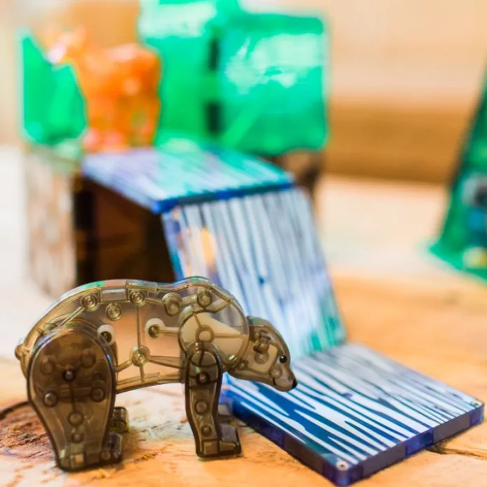 Construcción magnética 25 piezas Animales del bosque - Magna-Tiles