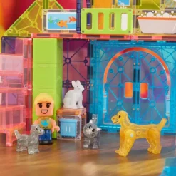 Construcción magnética 50 piezas Casa de mascotas Pet Playhouse - Magna-Tiles