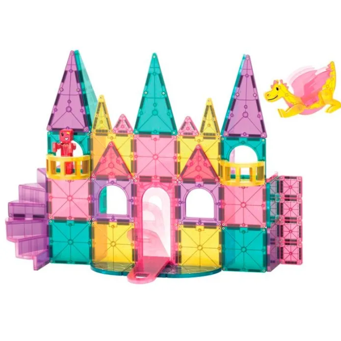 Construcción magnética 48 piezas Castillo - Magna-Tiles