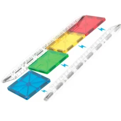 Construcción magnética 33 piezas Circuito de bolas Rail Racers - Magna-Tiles