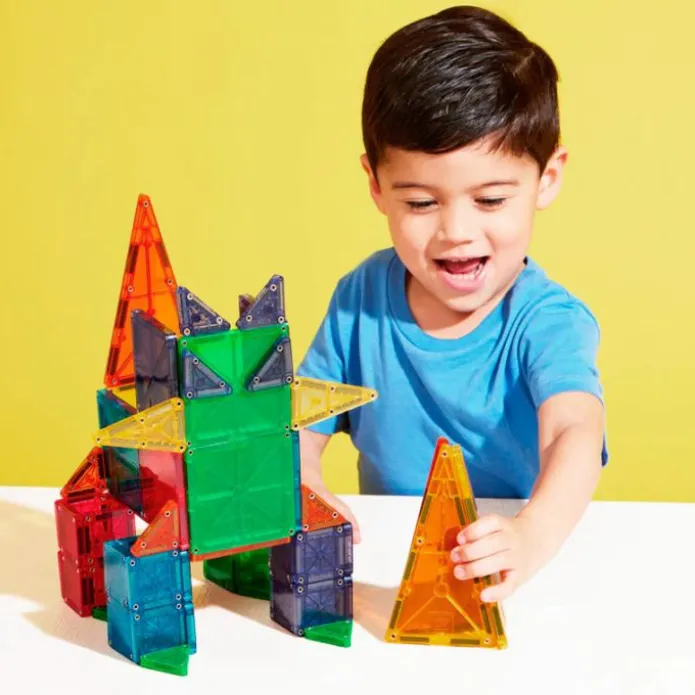 Construcción magnética 16 piezas clásicas y 46 piezas MicroMags - Magna-Tiles