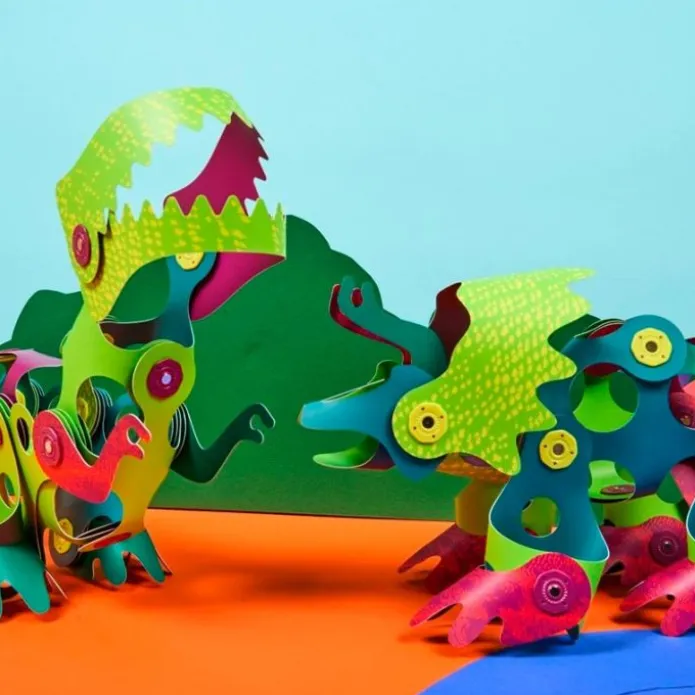 Construcción magnética 36 piezas Dino Adventure Pack - Clixo