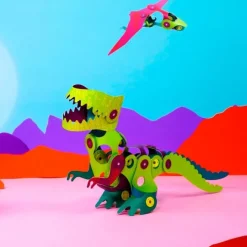 Construcción magnética 36 piezas Dino Adventure Pack - Clixo