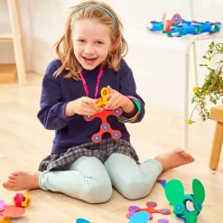 Construcción magnética 100 piezas flexibles Classroom - Clixo