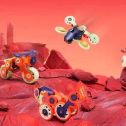Construcción magnética 30 piezas flexibles Mars Rovers - Clixo