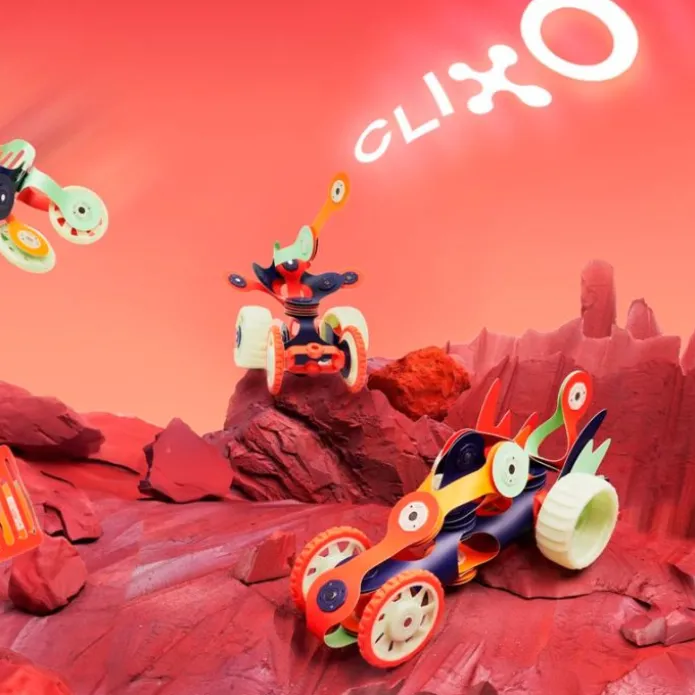 Construcción magnética 30 piezas flexibles Mars Rovers - Clixo