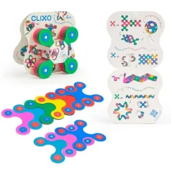Construcción magnética 9 piezas flexibles Tiny Mighty Minipack - Clixo