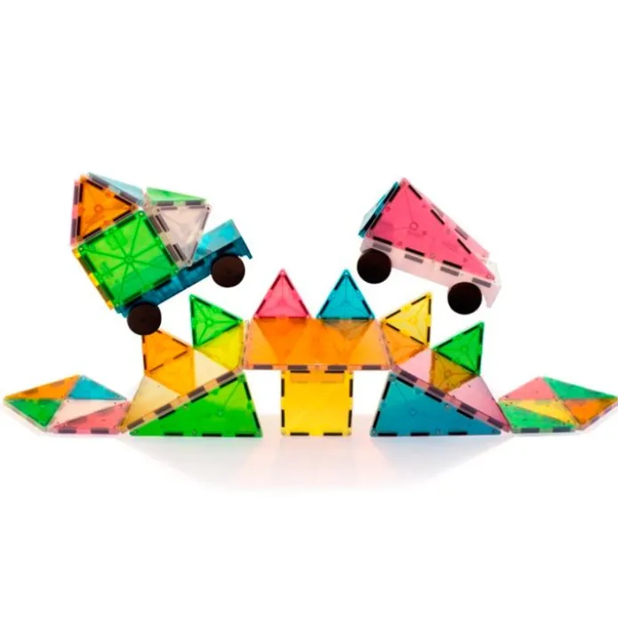 Construcción magnética 50 piezas Grand Prix - Magna-Tiles