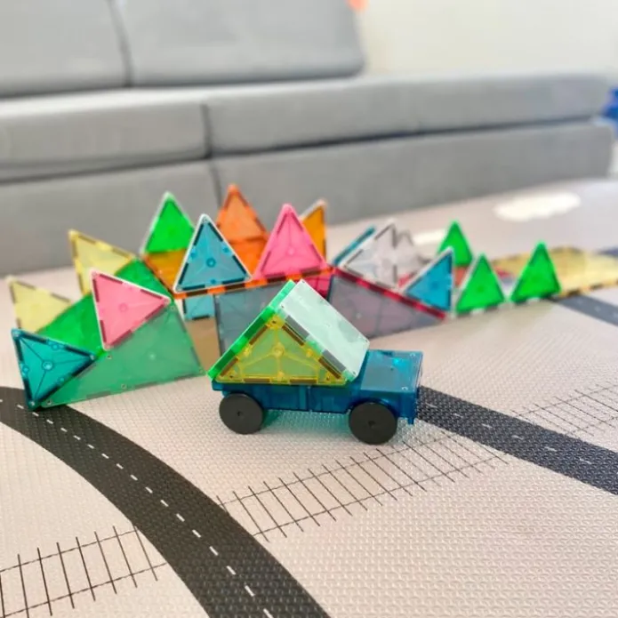 Construcción magnética 50 piezas Grand Prix - Magna-Tiles