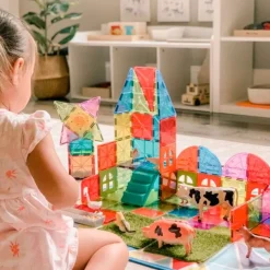 Construcción magnética 110 piezas Metrópolis - Magna-Tiles