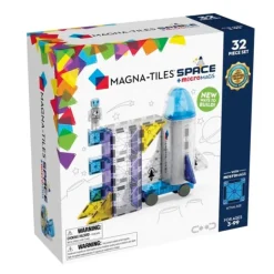 Construcción magnética 32 piezas Nave Espacial- Magna-Tiles