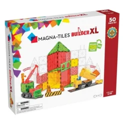 Construcción magnética 50 piezas Obras Builder XL - Magna-Tiles