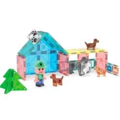 Construcción magnética 27 piezas Parque de cachorros Puppy Park - Magna-Tiles
