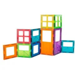 Construcción magnética puertas y ventanas Imanix 16 piezas - Braintoys