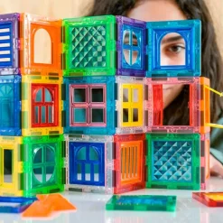 Construcción magnética ventanas cool windows Imanix 20 piezas - Braintoys
