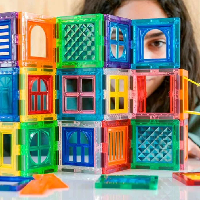 Construcción magnética ventanas cool windows Imanix 20 piezas - Braintoys