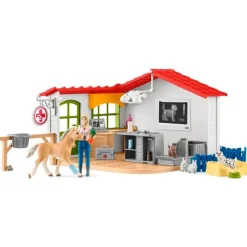 Consulta de veterinaria con mascotas Farm World - Schleich