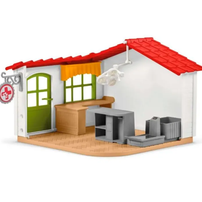 Consulta de veterinaria con mascotas Farm World - Schleich