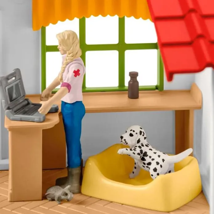 Consulta de veterinaria con mascotas Farm World - Schleich