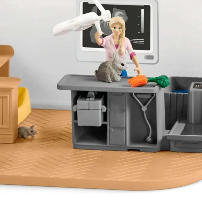 Consulta de veterinaria con mascotas Farm World - Schleich
