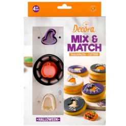 Cortadores galletas caseras rellenas Halloween - Decora