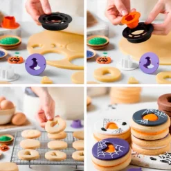 Cortadores galletas caseras rellenas Halloween - Decora