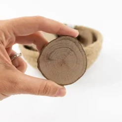 Círculos de madera 4 cm 250 g - Deukaliptus