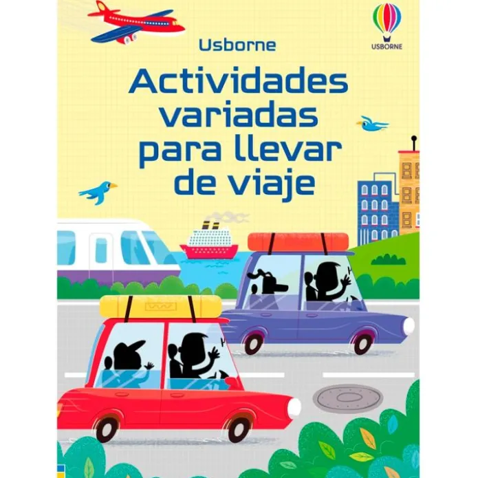 Cuaderno de pasatiempos Actividades variadas para llevar de viaje - Usborne