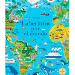 Cuaderno de pasatiempos Laberintos por el mundo - Usborne