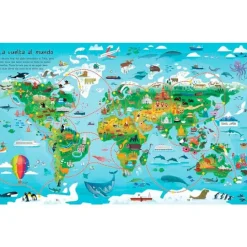 Cuaderno de pasatiempos Laberintos por el mundo - Usborne