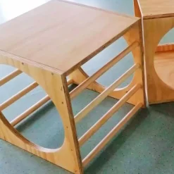 Cubo de gateo de madera - Pikler