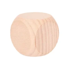 Cubo de madera natural 5 cm - TickiT