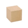 Cubo de mil de madera para set de base 10 - Wissner
