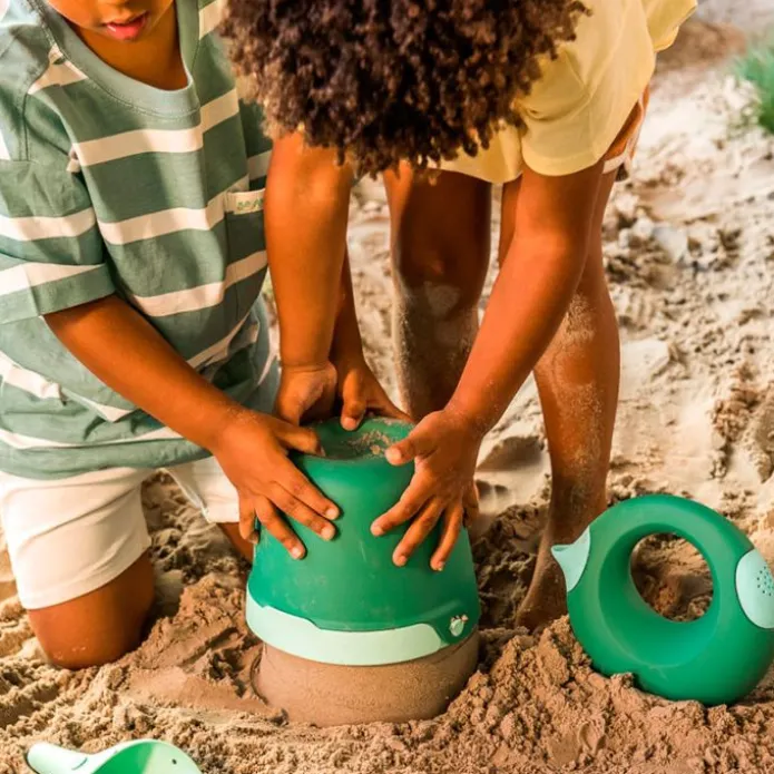 Cubo de playa con colador Bucki azul - Quut