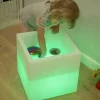 Cubo mesa de luz de LEDS para agua y arena Sensory Mood 40 x 40 cm - TickiT