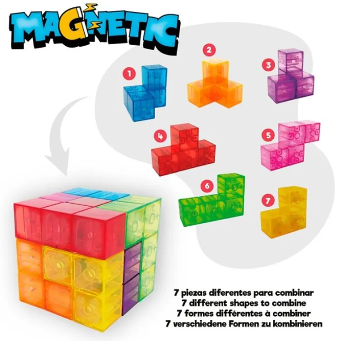 Cubo Rompecabezas 3D magnético - Magic Magnetic Cube