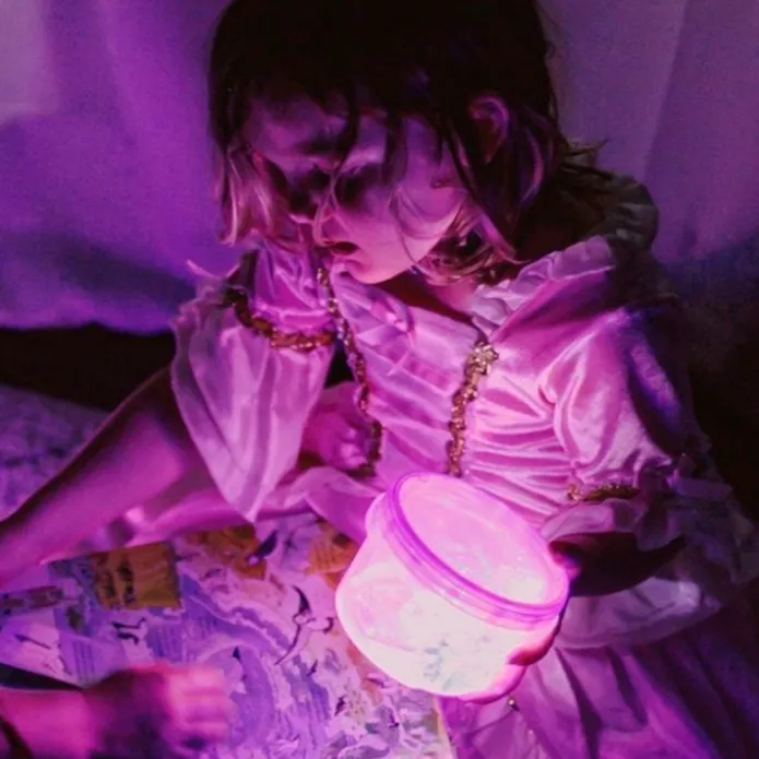 Cubos acuáticos de luz lilas Lumi (4) - GloPals