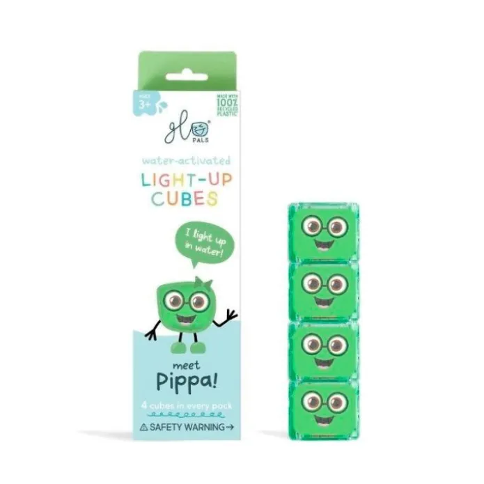 Cubos acuáticos de luz verdes Pippa (4) - GloPals