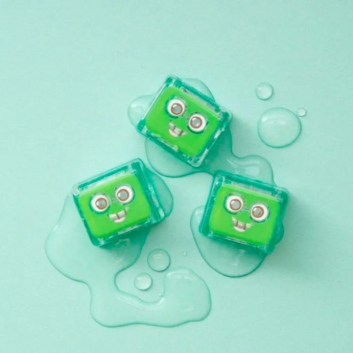 Cubos acuáticos de luz verdes Pippa (4) - GloPals