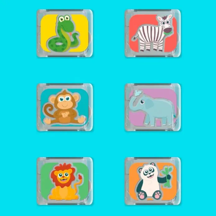 Cubos acuáticos de luz Zoo de animales (6) - GloPals