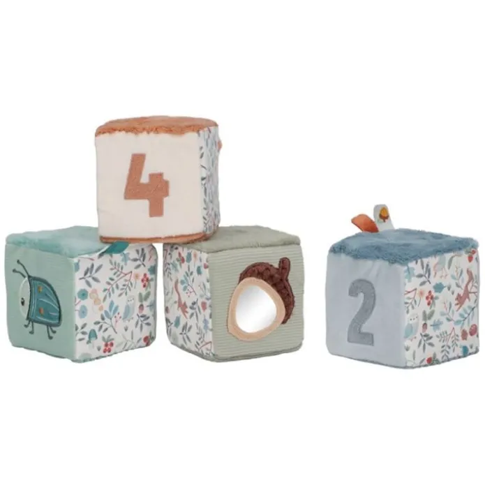 Cubos apilables de peluche Amigos del Bosque - Little Dutch