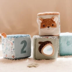 Cubos apilables de peluche Amigos del Bosque - Little Dutch