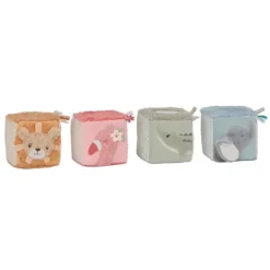 Cubos apilables de peluche Safari Friends - Little Dutch